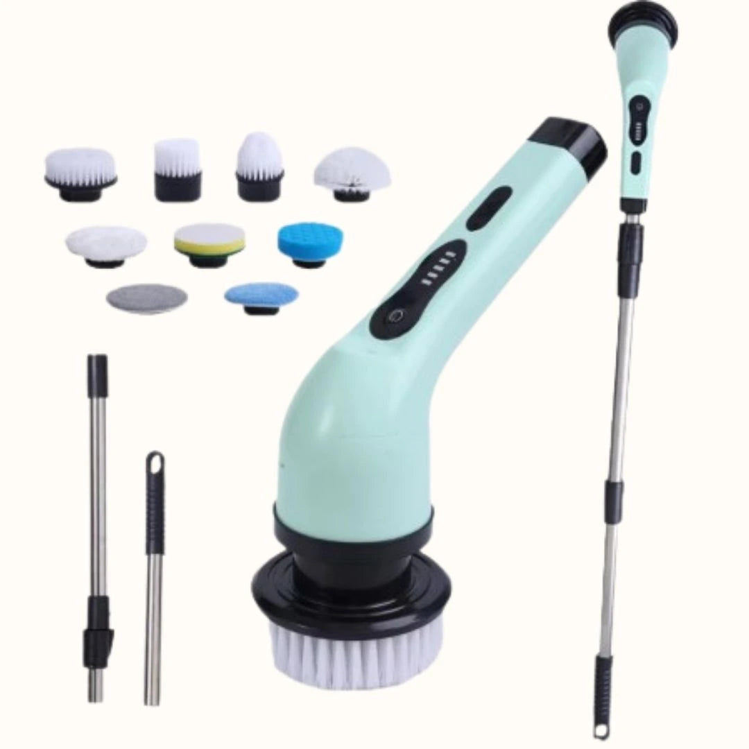 Combo Limpieza total para tu hogar (Cepillo 9 en 1 y Rieles movibles para tus electrodomésticos )
