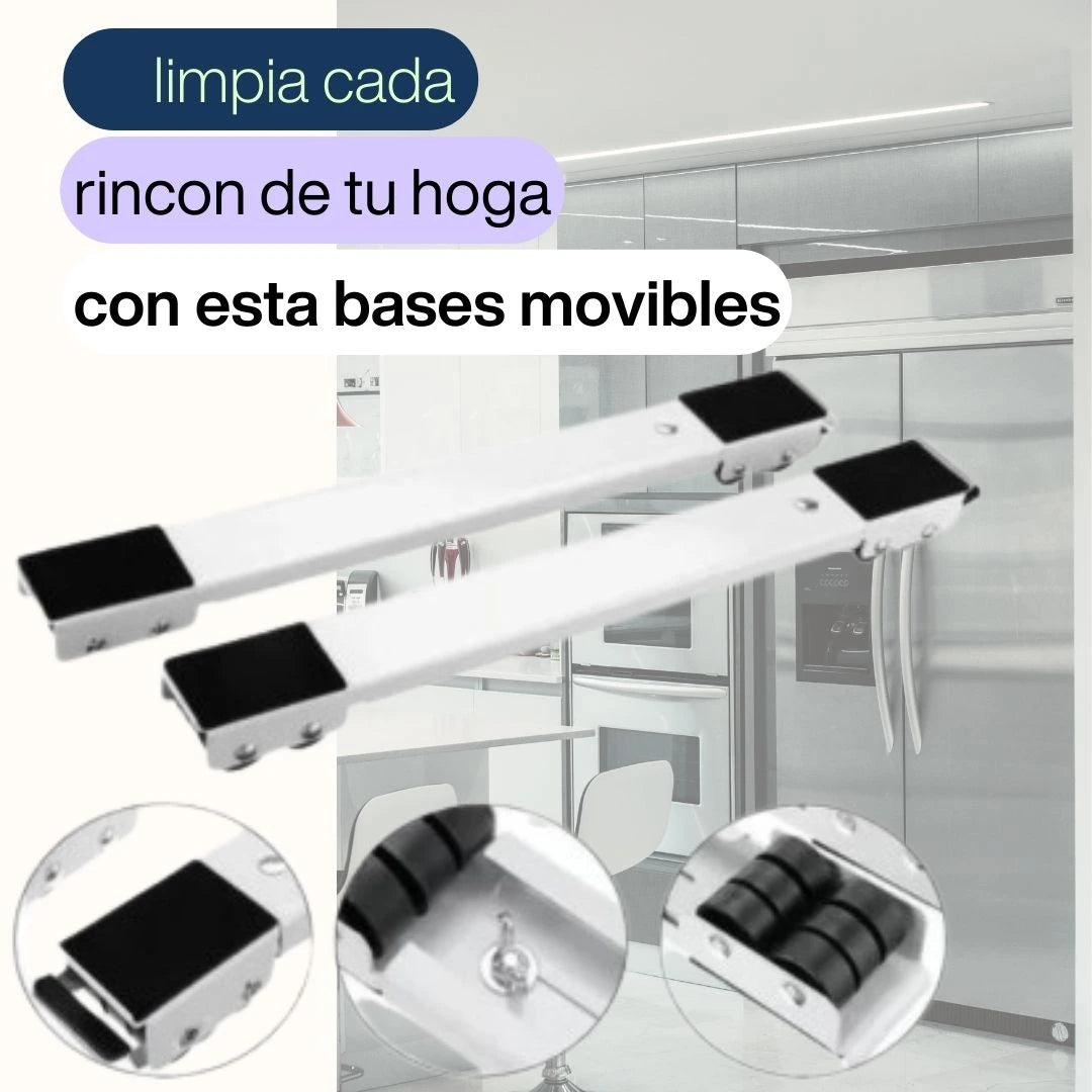 Combo Limpieza total para tu hogar (Cepillo 9 en 1 y Rieles movibles para tus electrodomésticos )