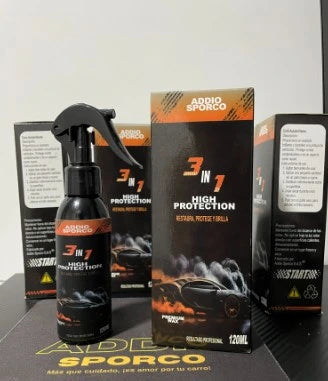 3en1 Cera liquida 120 ML y CERA CREMA 60GR+ REGALO Reparador para vidrios Te llevas 3 productos