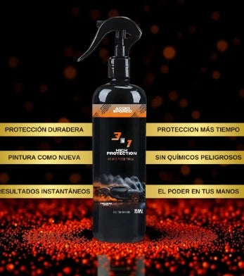 3en1 Cera liquida 120 ML y CERA CREMA 60GR+ REGALO Reparador para vidrios Te llevas 3 productos