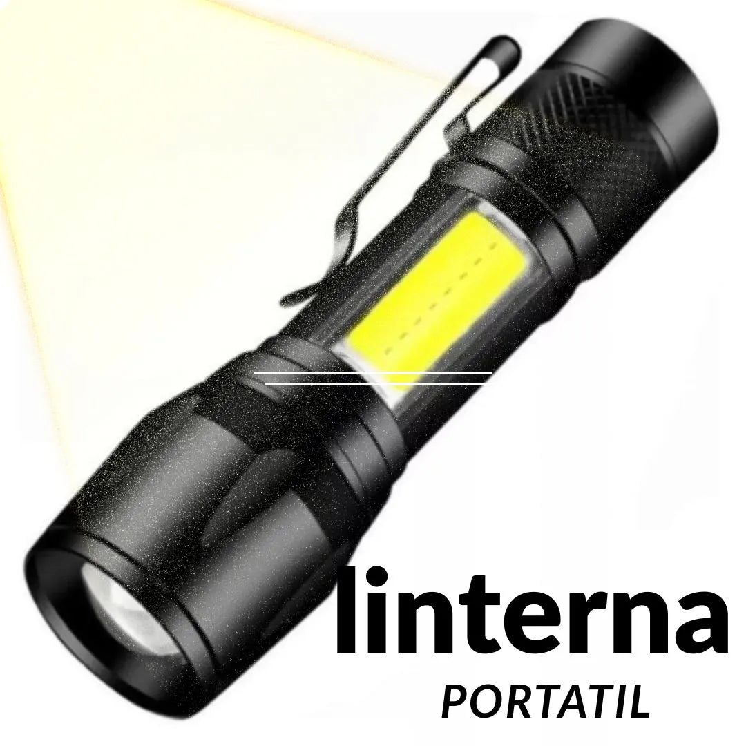 Linterna Alcance Pro (Para tu hogar , carro o finca ) 15000 lúmenes