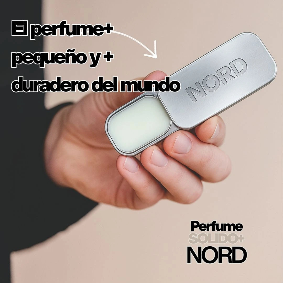 NORD PERFUME SOLIDO  (CON AROMAS CITRICOS -AMADERADOS -SAUVAGE)