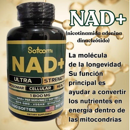 Vitalidad Suprema Combo de 3 Productos (Resveratrol-NAD+-Té Matcha)