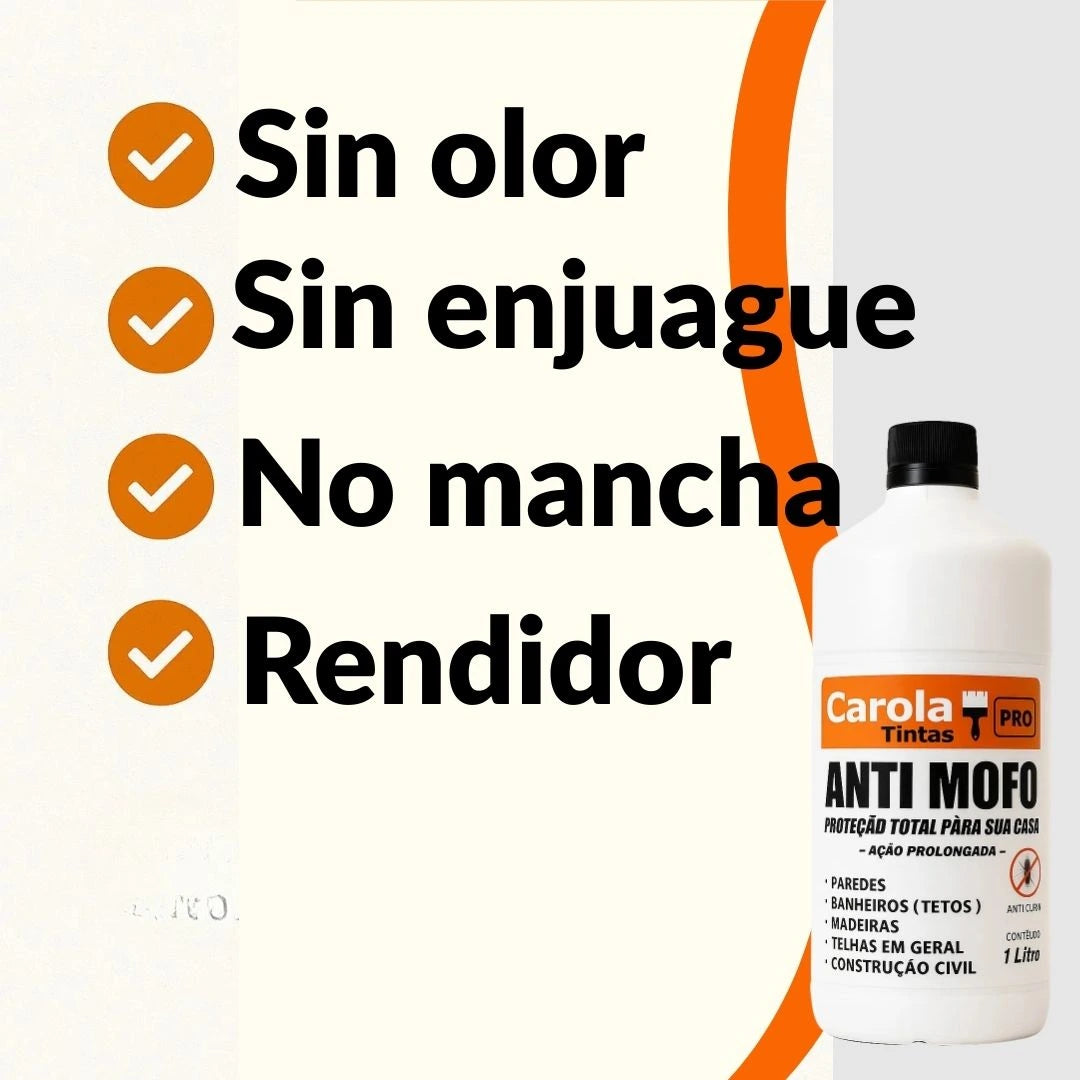 ANTI-MOHO CAROLA PRO 1 LT (ELIMINA HONGOS , ANTITERNMITAS)