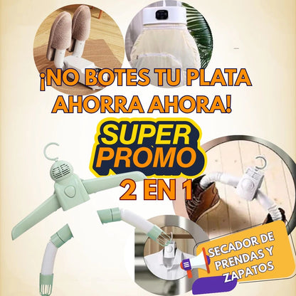 TwistDry  -  Gancho Secador de ropa y Zapatos -