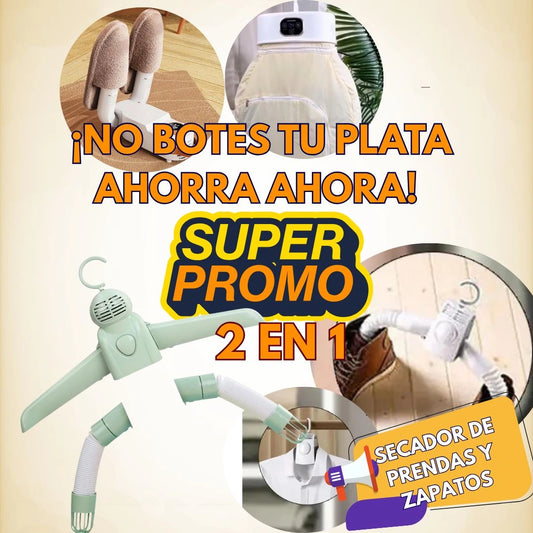 TwistDry  -  Gancho Secador de ropa y Zapatos -