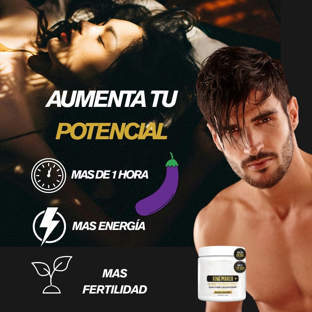 LLEVA 2 x El valor de 1  KING MAKER Recupera tu potencia Sexual y energia Fisica (120 Capsulas)