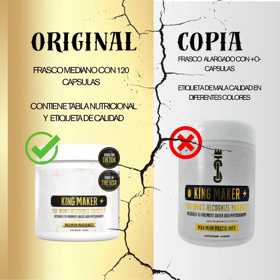 LLEVA 2 x El valor de 1  KING MAKER Recupera tu potencia Sexual y energia Fisica (120 Capsulas)