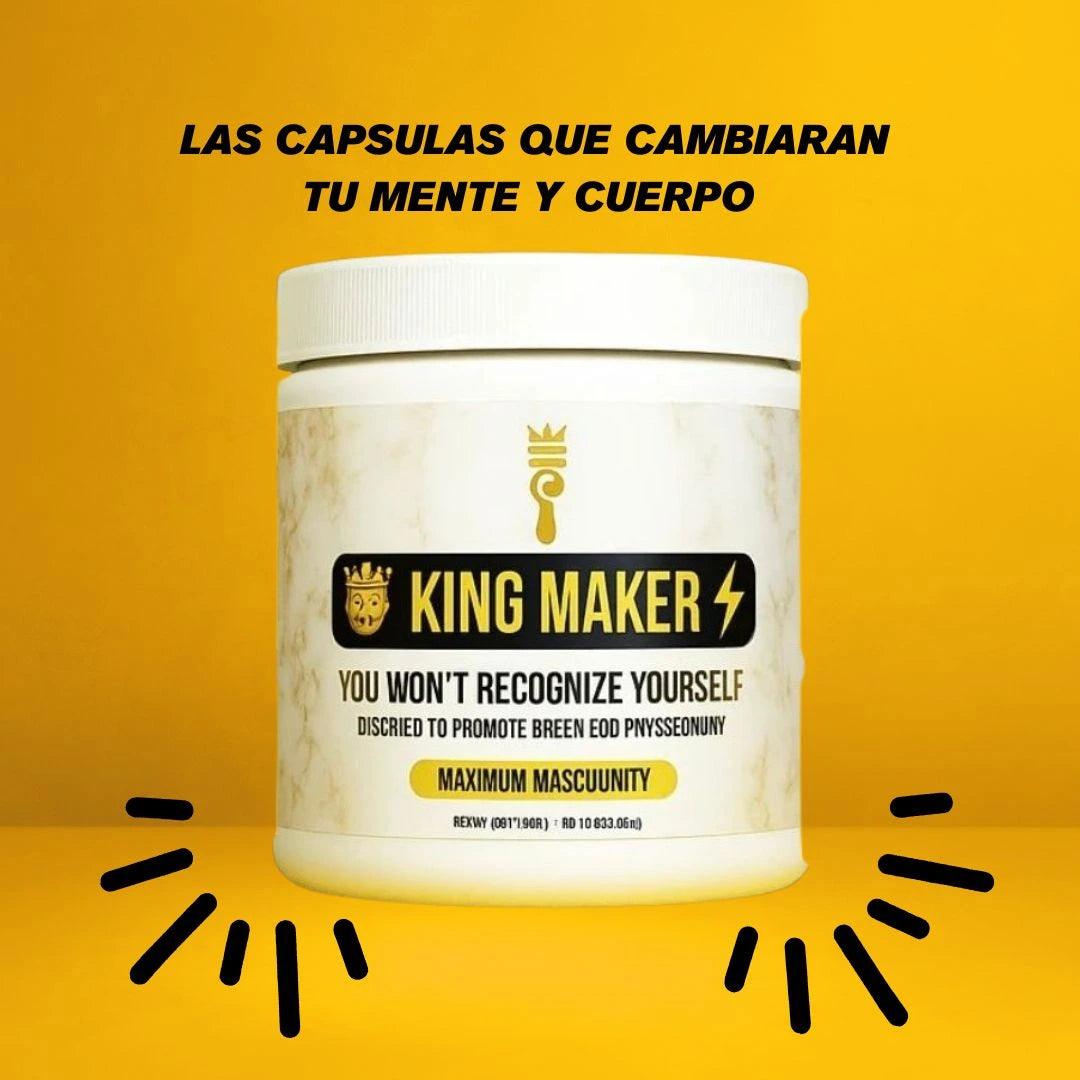 LLEVA 2 x El valor de 1  KING MAKER Recupera tu potencia Sexual y energia Fisica (120 Capsulas)