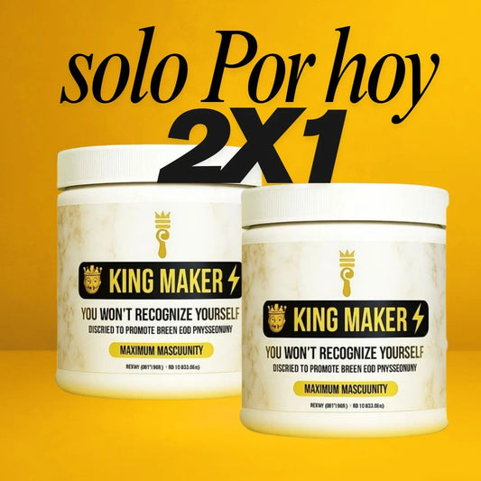 LLEVA 2 x El valor de 1  KING MAKER Recupera tu potencia Sexual y energia Fisica (120 Capsulas)