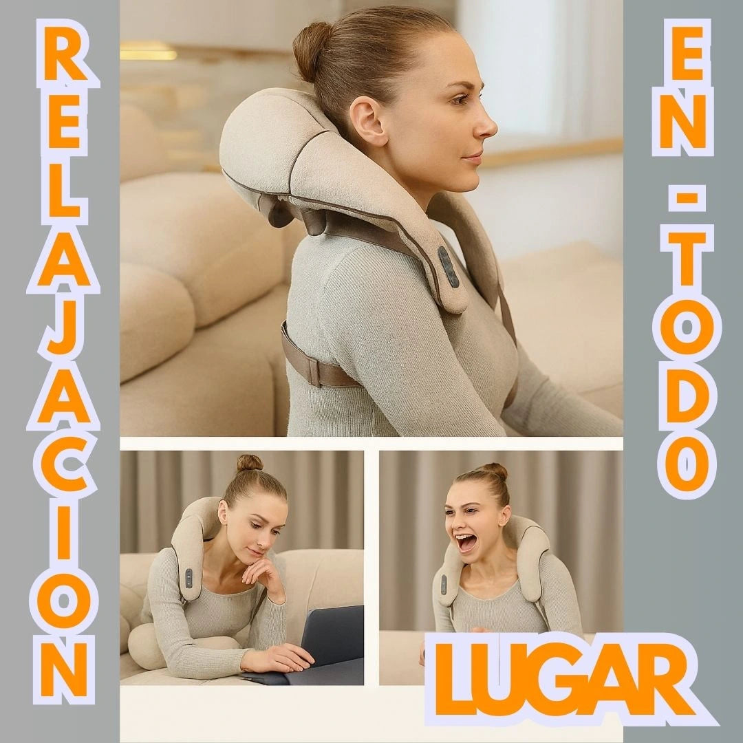 Cuello Free Relax (Msajeador anti estres) Cuello , espalda , rodillas , hombros