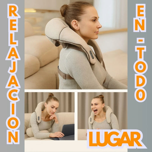 Cuello Free Relax (Msajeador anti estres) Cuello , espalda , rodillas , hombros