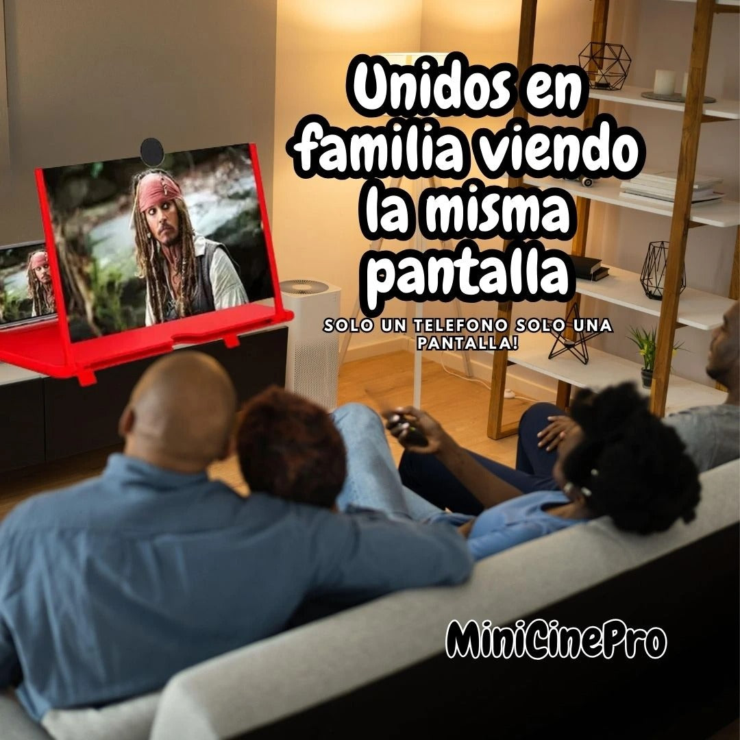 Minicine Pro Proyector 12´´ Para Celular +Regalo Audifonos Bluetooh en tendencia