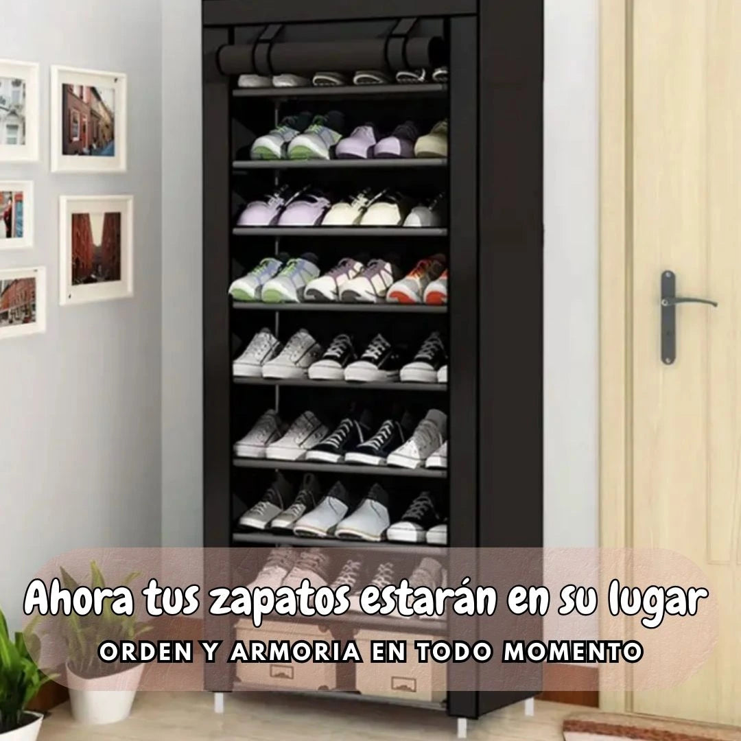 Zapatero 9 Niveles En Tela Organizador