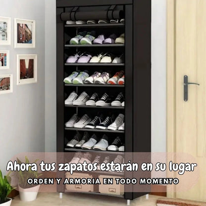 Zapatero 9 Niveles En Tela Organizador