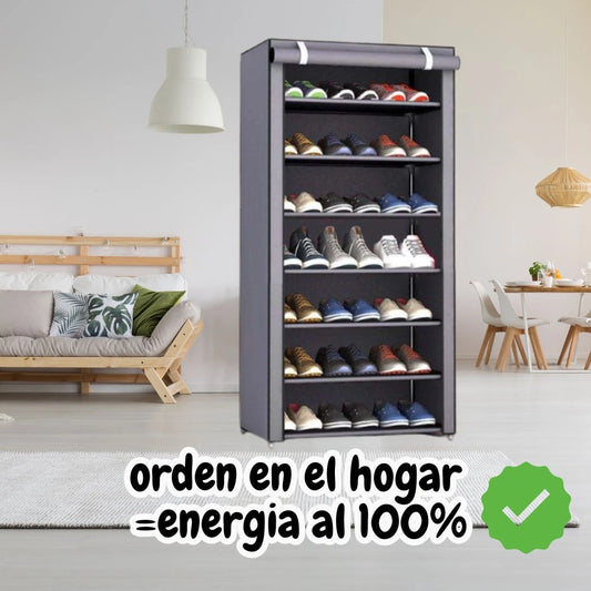 Zapatero 9 Niveles En Tela Organizador