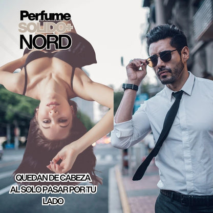 NORD PERFUME SOLIDO  (CON AROMAS CITRICOS -AMADERADOS -SAUVAGE)