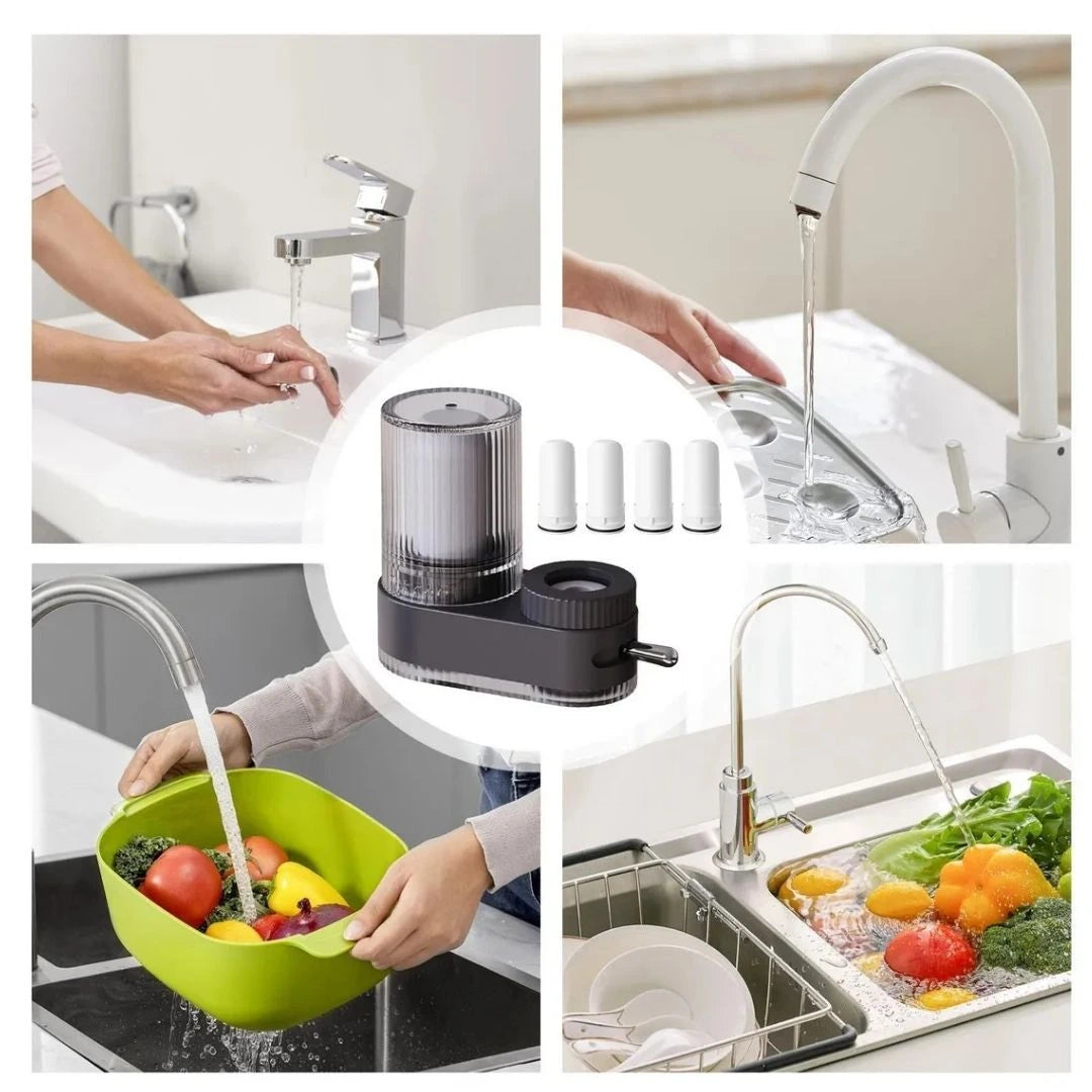 Purificador de agua (Agua Limpia y segura para su consumo)  + 2 filtros de repuestos