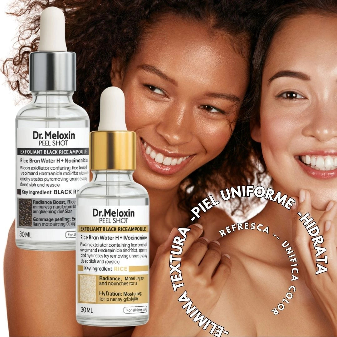 Ampollas aclarantes de arroz Melaxind Dr - COMBO 2 Und c/u de 30ml
