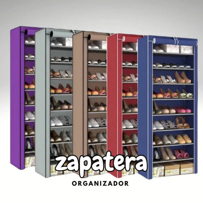 Zapatero 9 Niveles En Tela Organizador