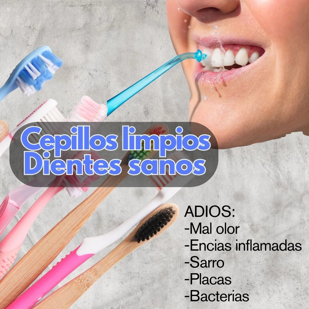 Leva 2 productos Esterilizador e Irrigador para Higiene dental (Kit Limpieza)